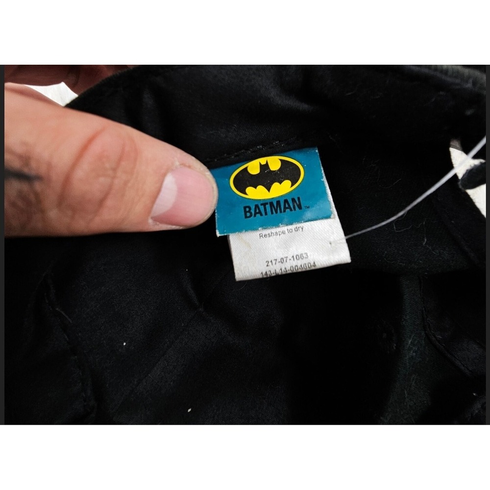 2 Vintage 1991 DC Comics Batman and The Flash Snapback Hat Cap Yellow Black - Picture 5 of 7